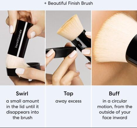 Loose Powder Foundation SPF 15, Clean  Powder Face Makeup, Sheer-to-Full Coverage, Talc-Free, Non-Comedogenic, Vegan